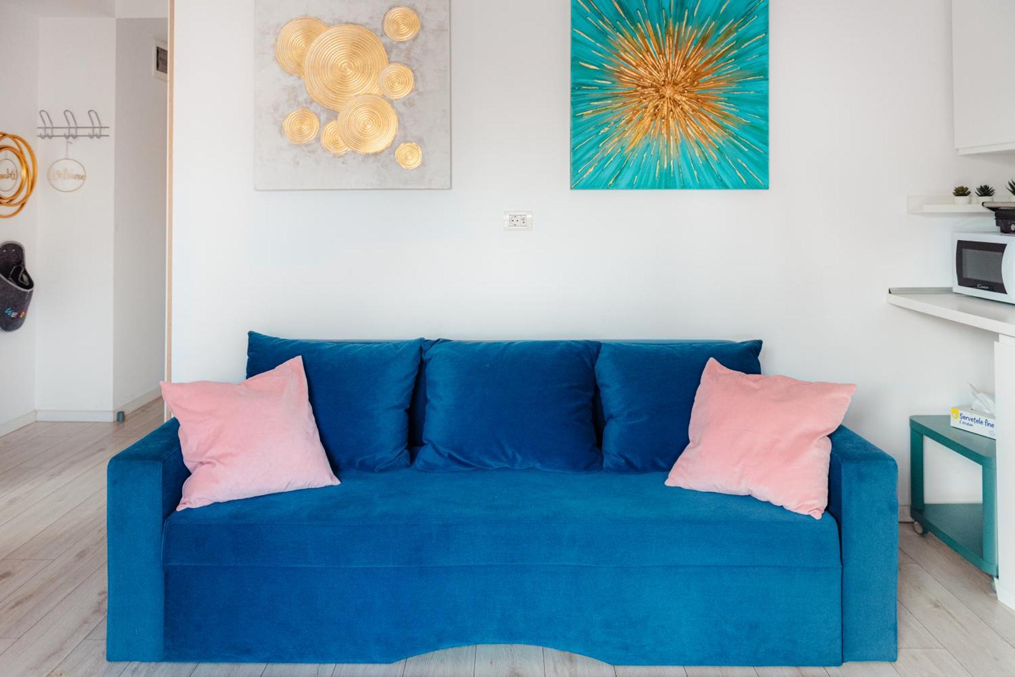 Downtown Apartment Boutique - Blue & Pink 부쿠레슈티 외부 사진